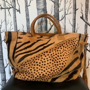 Animal print bag